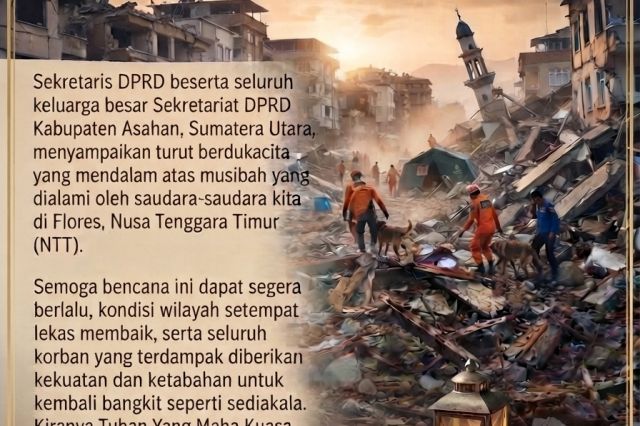 TURUT BERDUKACITA ATAS MUSIBAH DI FLORES, NTT